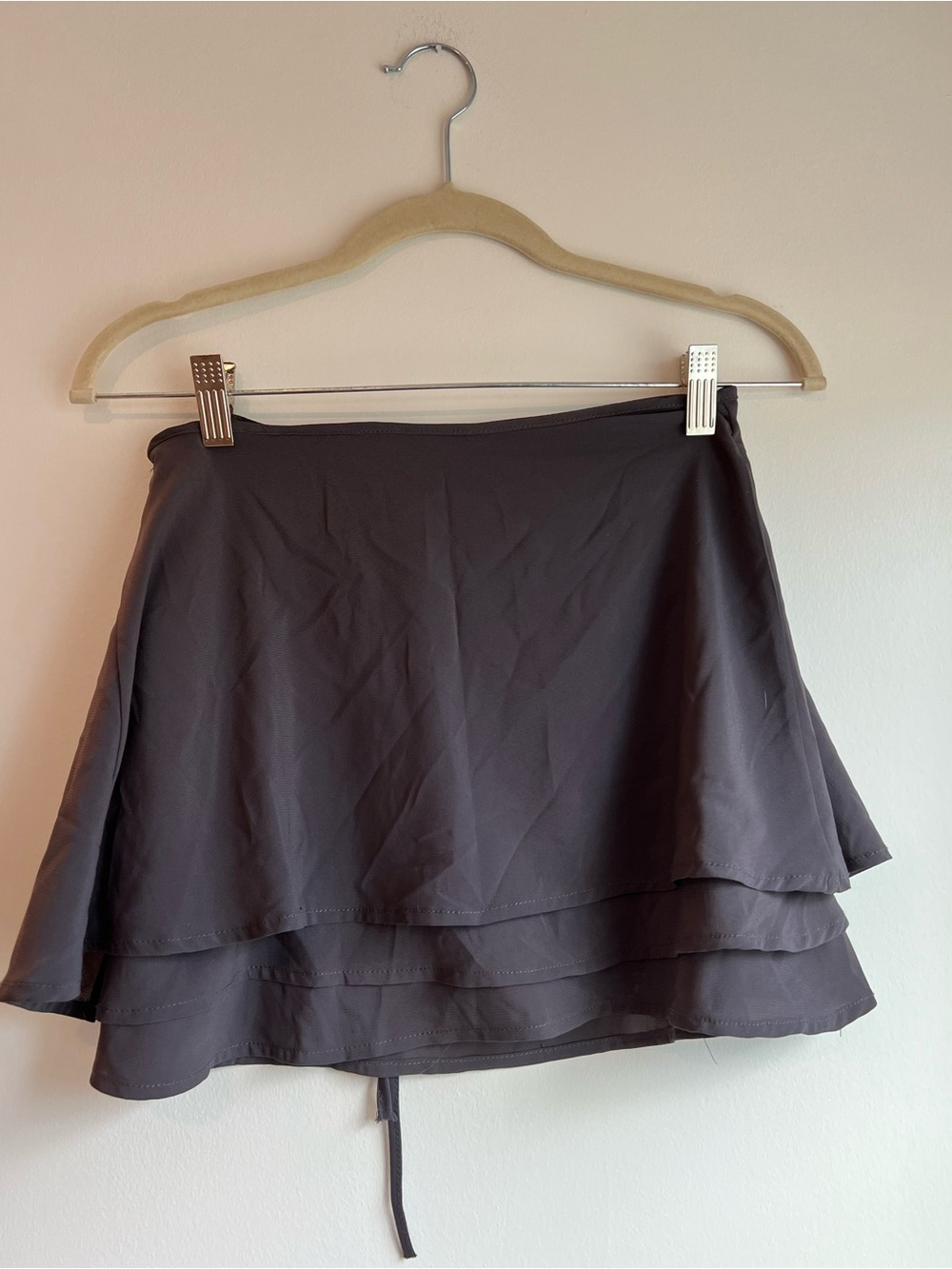 Gray Layered A-Line Skirt - Women